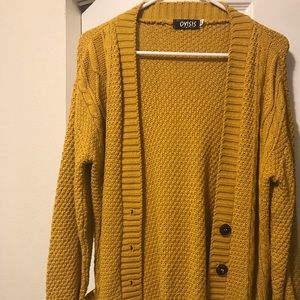 Mustard cardigan